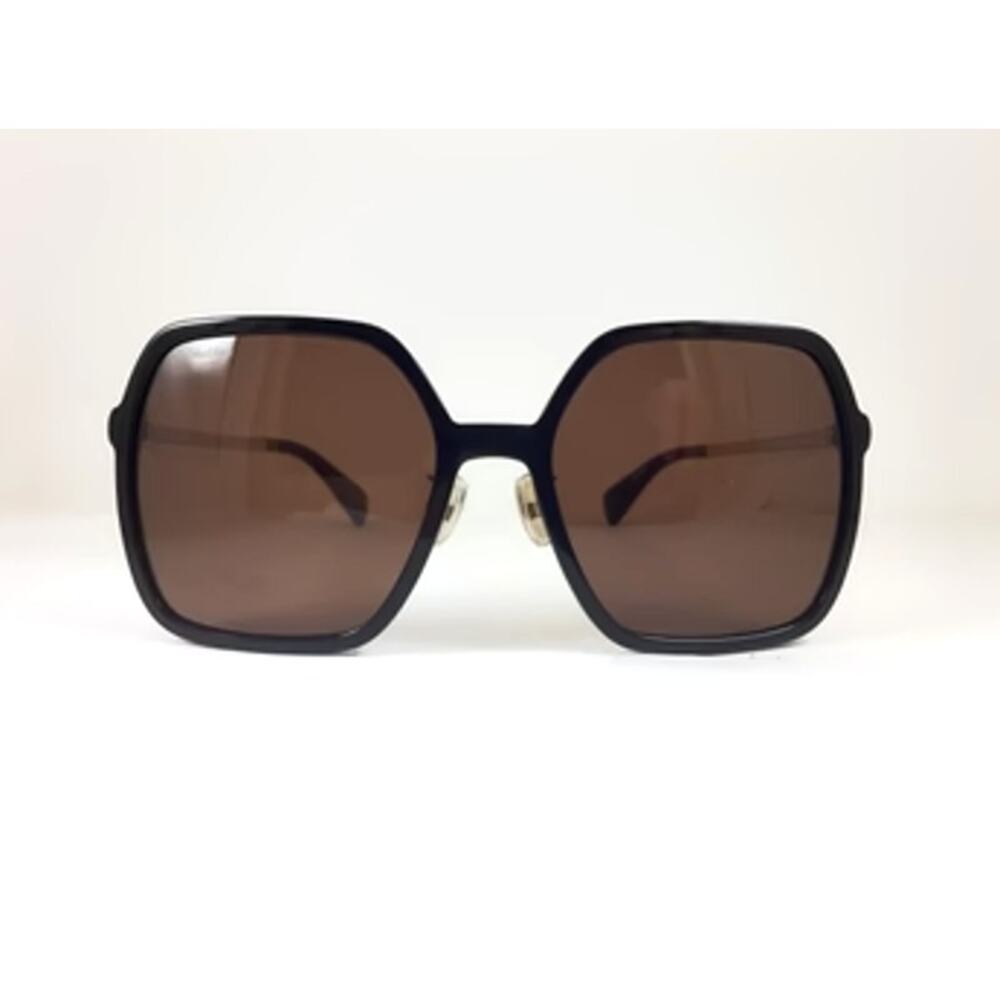 MaxMara Women's Shiny Black Brown Eyewear Sunglasses